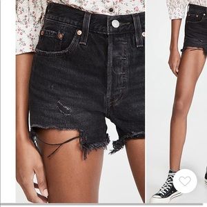 Levi’s 501 high rise shorts